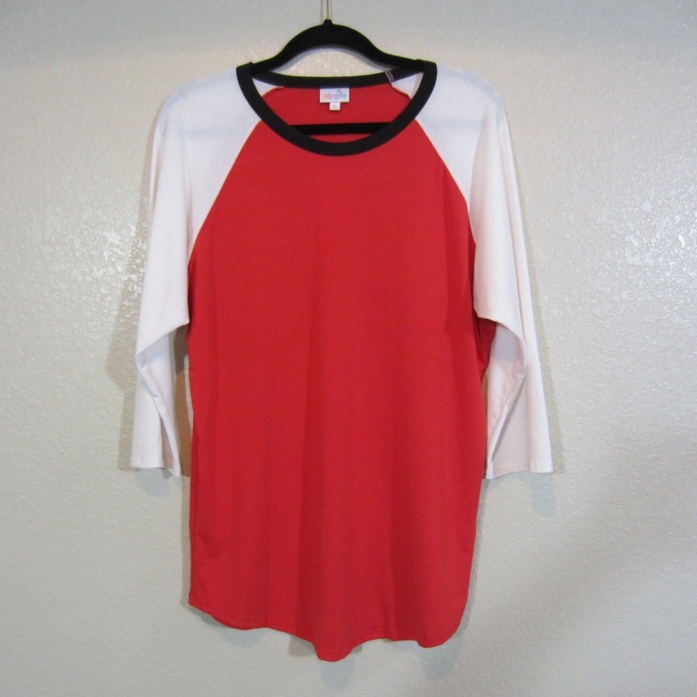 LuLaRoe Randy XL Baseball Tee Plus